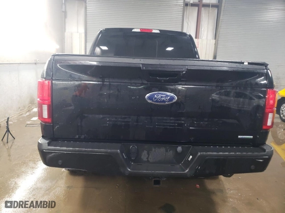 2020 Ford F-150 XL with VIN 1FTEW1E44LKE14056, listed as a Copart auction lot 45376885 with 0 mi miles and Salvage Title. Bid and sale history available at carsss.com. Image 6.