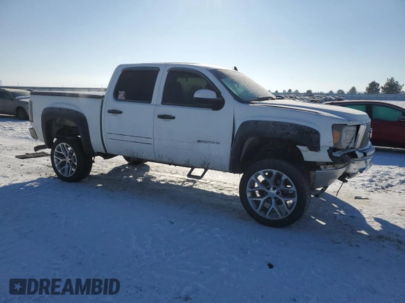 2013 GMC Sierra 1500 with VIN 3GTP1VE70DG331600, listed as a Copart auction lot 43740615 with 153,839 mi miles and Salvage Title. Bid and sale history available at DreamBid. Image 4.