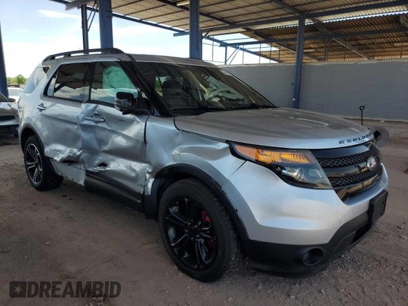 2015 Ford Explorer Sport with VIN 1FM5K8GT8FGC61113, listed as a Copart auction lot 63442475 with 183,396 mi miles and Salvage title. Bid and sale history available at DreamBid. Image 4.