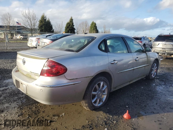 2007 Buick LaCrosse CXS with VIN 2G4WE587471112501, listed as a Copart auction lot 43438355 with 232,339 mi miles and Salvage Title. Bid and sale history available at carsss.com. Image 3.