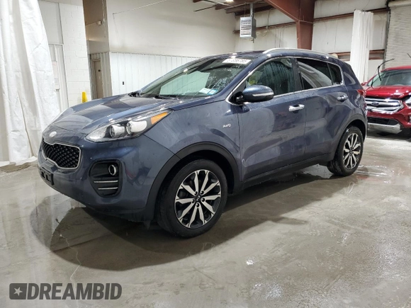 2019 Kia Sportage EX with VIN KNDPNCAC5K7500529, listed as a Copart auction lot 51856785 with 87,812 mi miles and Salvage Title. Bid and sale history available at carsss.com. Image 1.