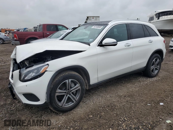 2019 Mercedes-Benz GLC 300 z VIN WDC0G4JB2KF655242, wystawiony jako Copart lot #54240555 z przebiegiem 35 518 mil mil oraz Szkoda całkowita • Salvage title. Historia ofert i sprzedaży dostępna na DreamBid. Obrazek 1.