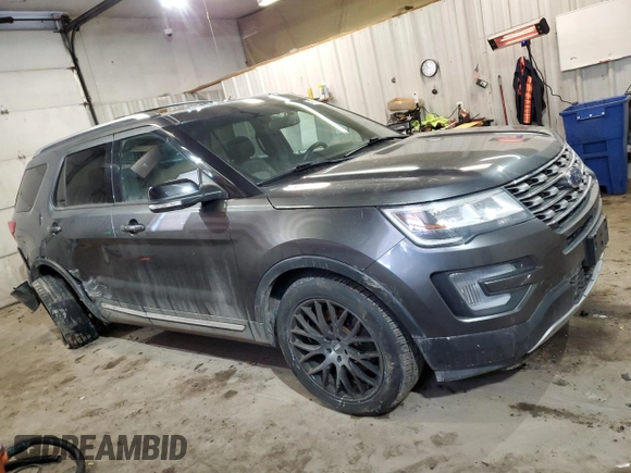 2016 Ford Explorer XLT with VIN 1FM5K8D82GGB07997, listed as a Copart auction lot 47011365 with 130,187 mi miles and Salvage Title. Bid and sale history available at DreamBid. Image 4.