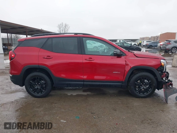 2024 GMC Terrain AT4 with VIN 3GKALYEG1RL386030, listed as a IAAI auction lot 41617586 with 9,658 mi miles and . Bid and sale history available at carsss.com. Image 13.