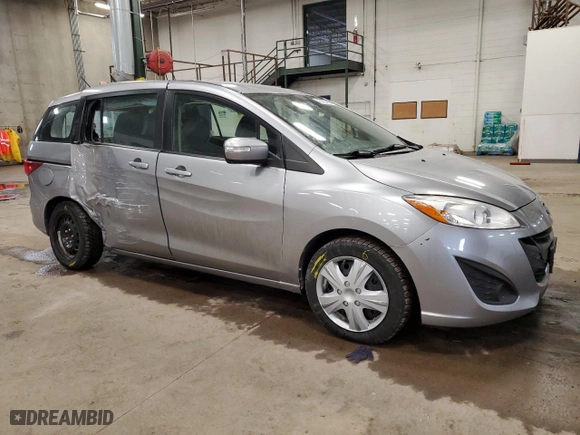 2014 Mazda Mazda5 Sport with VIN JM1CW2BL0E0178304, listed as a Copart auction lot 45409465 with 125,156 mi miles and Salvage Title. Bid and sale history available at carsss.com. Image 4.