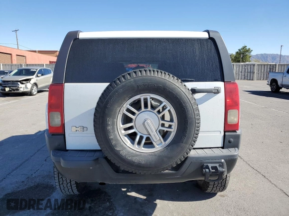2006 Hummer H3 with VIN 5GTDN136768268748, listed as a Copart auction lot 81366954 with 195,547 mi miles and Salvage Title. Bid and sale history available at carsss.com. Image 6.