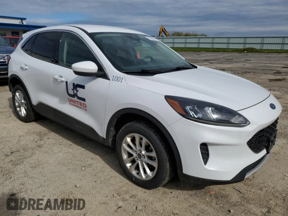 2020 Ford Escape SE with VIN 1FMCU9G6XLUA49604, listed as a Copart auction lot 55500845 with 156,284 mi miles and Salvage Title. Bid and sale history available at DreamBid. Image 4.