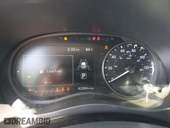 2022 Nissan Kicks SV with VIN 3N1CP5CVXNL482826, listed as a Copart auction lot 49037185 with 42,999 mi miles and Salvage Title. Bid and sale history available at carsss.com. Image 9.