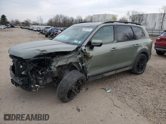 2024 Kia Telluride EX X-Line с VIN 5XYP3DGC7RG454296, выставлен на аукционе Copart как лот 53647215 с пробегом 22 825 миль миль и Списание • Salvage title. История ставок и продаж доступна на DreamBid. Изображение 1.