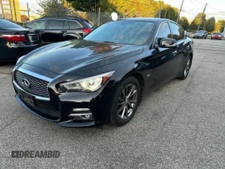 2017 Infiniti Q50 Signature Edition z VIN JN1EV7AR6HM841552, wystawiony jako Copart lot #59060765 z przebiegiem 106 595 mil mil oraz Czysty tytuł • Clean title. Historia ofert i sprzedaży dostępna na DreamBid. Obrazek 2.