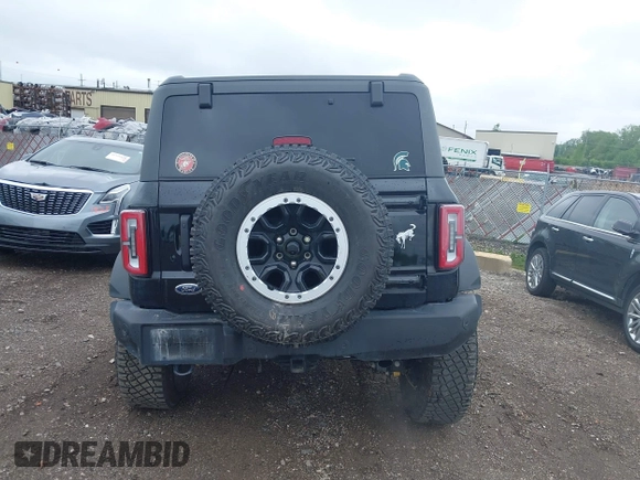 2024 Ford Bronco Big Bend with VIN 1FMDE7BH1RLB44761, listed as a IAAI auction lot 42296697 with 8,928 mi miles and . Bid and sale history available at DreamBid. Image 16.