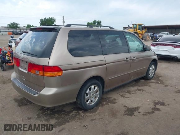 2003 Honda Odyssey EX-L z VIN 5FNRL18063B135949, wystawiony jako IAAI lot #42248105 z przebiegiem 210 567 mil mil oraz . Historia ofert i sprzedaży dostępna na DreamBid. Obrazek 4.