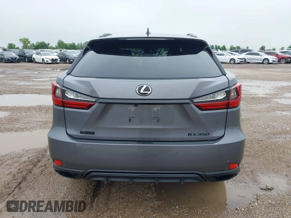 2022 Lexus RX 350 F Sport with VIN 2T2YZMDA8NC339715, listed as a IAAI auction lot 42156138 with 41,640 mi miles and . Bid and sale history available at DreamBid. Image 16.