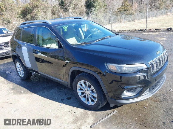 2019 Jeep Cherokee Latitude z VIN 1C4PJLCX3KD353480, wystawiony jako IAAI lot #41305389 z przebiegiem 88 326 mil mil oraz . Historia ofert i sprzedaży dostępna na DreamBid. Obrazek 1.