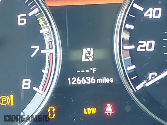 2014 Acura RLX with VIN JH4KC1F3XEC002575, listed as a IAAI auction lot 41972287 with 126,636 mi miles. Bid and sale history available at carsss.com. Image 15.