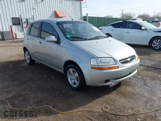 2005 Chevrolet Aveo LS with VIN KL1TD62625B440102, listed as a IAAI auction lot 41857859 with 116,081 mi miles. Bid and sale history available at carsss.com. Image 1.