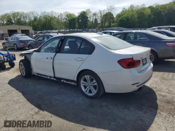 2016 BMW 3 Series 328i xDrive z VIN WBA8E3C53GK502624, wystawiony jako Copart lot #56710535 z przebiegiem 91 023 mil mil oraz Szkoda całkowita • Salvage title. Historia ofert i sprzedaży dostępna na DreamBid. Obrazek 2.