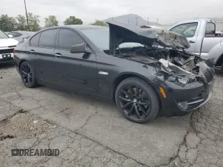 2011 BMW 5 Series 535i with VIN WBAFR7C50BC604078, listed as a Copart auction lot 53175125 with 212,647 mi miles and Salvage Title. Bid and sale history available at carsss.com. Image 4.
