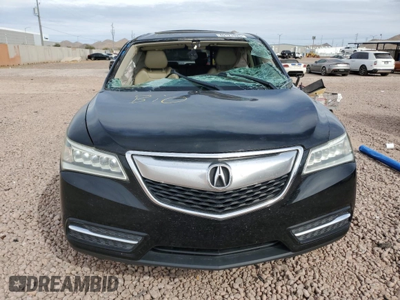 2014 Acura MDX Tech Pkg with VIN 5FRYD4H40EB010704, listed as a Copart auction lot 45121525 with 169,171 mi miles and Salvage Title. Bid and sale history available at carsss.com. Image 5.