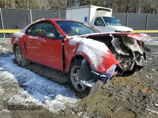 2002 Ford Mustang Standard with VIN 1FAFP40412F224903, listed as a Copart auction lot 89095635 with 0 mi miles and Salvage Title. Bid and sale history available at carsss.com. Image 4.