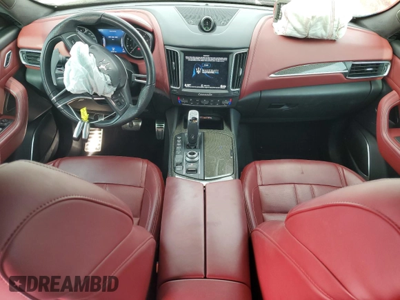 2019 Maserati Levante GranSport with VIN ZN661XUS1KX323509, listed as a Copart auction lot 80133154 with 35,059 mi miles and Salvage Title. Bid and sale history available at carsss.com. Image 8.
