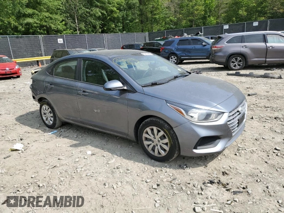 2018 Hyundai Accent SEL with VIN 3KPC24A3XJE007540, listed as a Copart auction lot 52873853 with 76,039 mi miles. Bid and sale history available at carsss.com. Image 4.