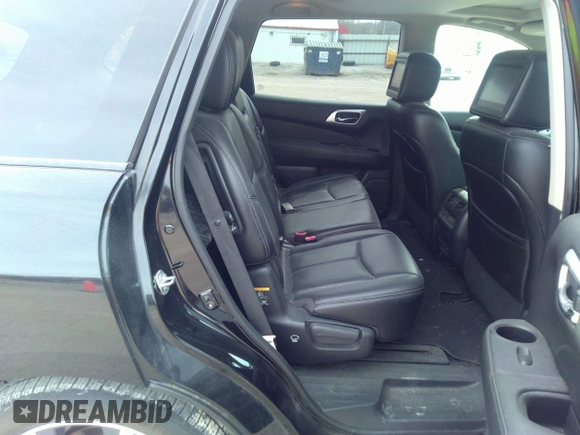 2017 Nissan Pathfinder Platinum with VIN 5N1DR2MM4HC613468, listed as a IAAI auction lot 41790510 with 99,684 mi miles and . Bid and sale history available at DreamBid. Image 8.