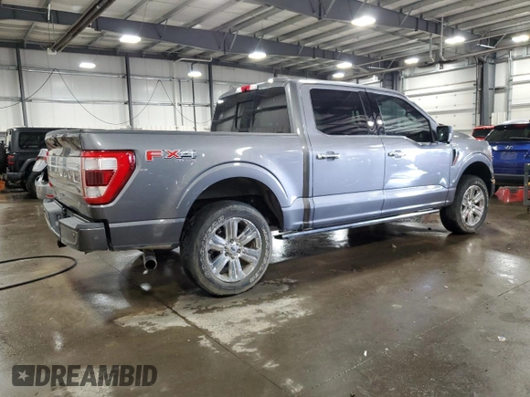 2021 Ford F-150 XL with VIN 1FTFW1ED2MFB67294, listed as a Copart auction lot 51073295 with 54,606 mi miles and Salvage Title. Bid and sale history available at carsss.com. Image 3.