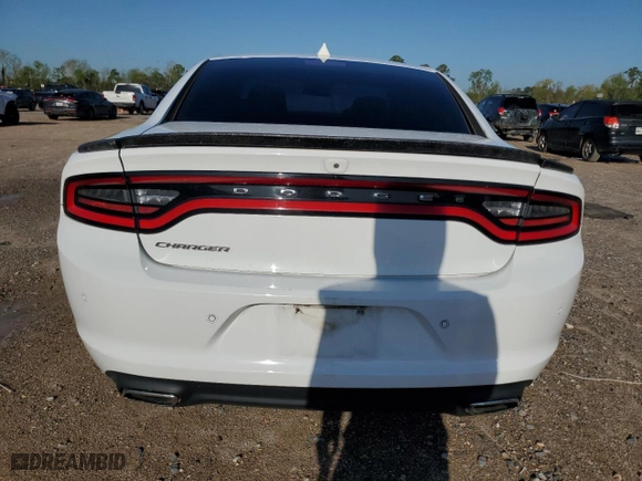 2019 Dodge Charger SXT with VIN 2C3CDXBG9KH664160, listed as a Copart auction lot 50372315 with 0 mi miles and Salvage Title. Bid and sale history available at carsss.com. Image 6.