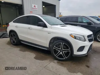 2019 Mercedes-Benz GLE 43 AMG with VIN 4JGED6EB7KA153944, listed as a Copart auction lot 50173945 with 118,802 mi miles and Salvage title. Bid and sale history available at DreamBid. Image 4.