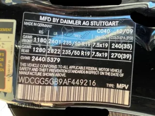 2010 Mercedes-Benz GLK 350 with VIN WDCGG5GB9AF449216, listed as a Copart auction lot 48082285 with 153,183 mi miles and Clean Title. Bid and sale history available at DreamBid. Image 10.