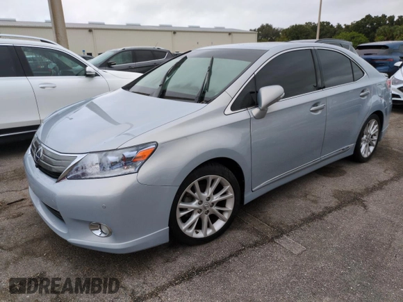2010 Lexus HS with VIN JTHBB1BA9A2014756, listed as a Copart auction lot 74750524 with Not Provided miles and Non Repairable. Bid and sale history available at carsss.com. Image 1.