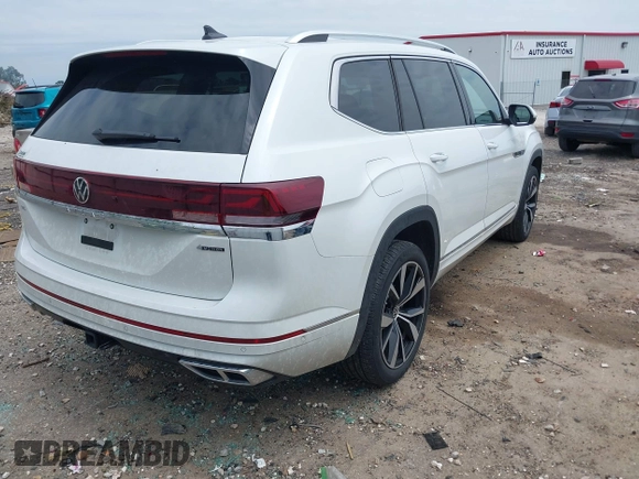 2024 Volkswagen Atlas SEL Premium R-Line with VIN 1V2FR2CA7RC598307, listed as a IAAI auction lot 42326908 with 16,792 mi miles and . Bid and sale history available at DreamBid. Image 4.