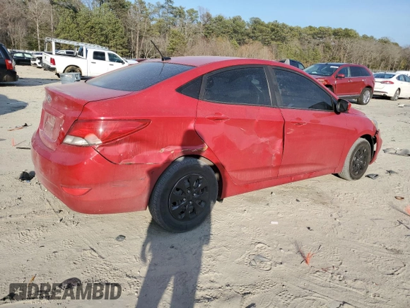 2017 Hyundai Accent SE with VIN KMHCT4AE3HU346596, listed as a Copart auction lot 46691545 with 100,842 mi miles and Clean Title. Bid and sale history available at carsss.com. Image 3.