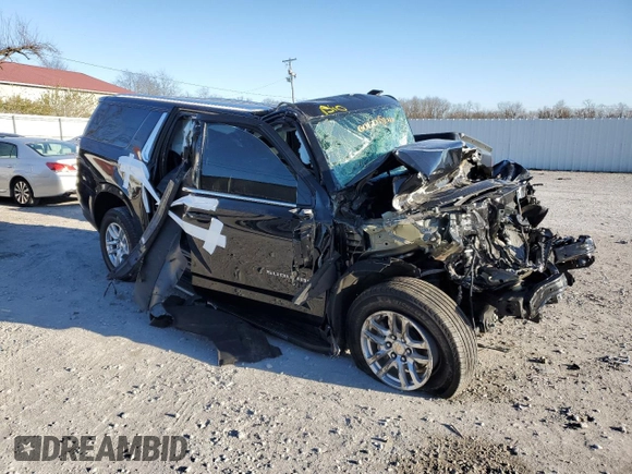 2024 Chevrolet Suburban LS z VIN 1GNSKBKD6RR233296, wystawiony jako Copart lot #83033804 z przebiegiem Nie podano mil oraz Szkoda całkowita • Salvage title. Historia ofert i sprzedaży dostępna na DreamBid. Obrazek 4.