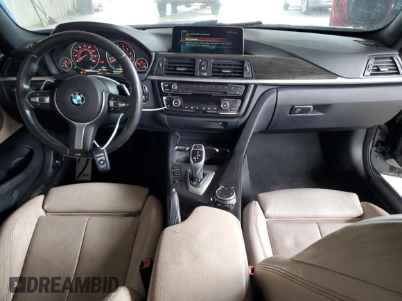 2017 BMW 4 Series 440i with VIN WBA4P1C52HK522510, listed as a Copart auction lot 76558174 with 76,685 mi miles and Salvage Title. Bid and sale history available at carsss.com. Image 8.