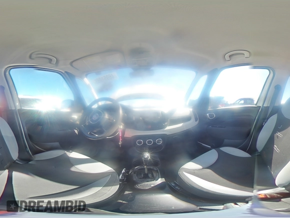 2014 FIAT 500L Pop with VIN ZFBCFAAH1EZ015571, listed as a Copart auction lot 46951065 with Not Provided miles and Salvage Title. Bid and sale history available at DreamBid. Image 12.