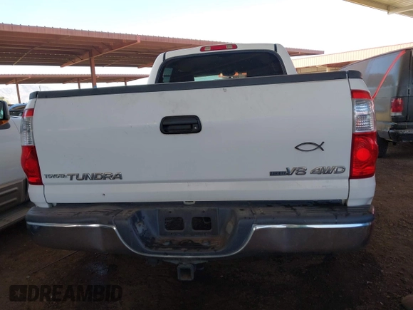 2004 Toyota Tundra SR5 with VIN 5TBDT44134S442463, listed as a IAAI auction lot 42058891 with 225,806 mi miles and . Bid and sale history available at DreamBid. Image 16.