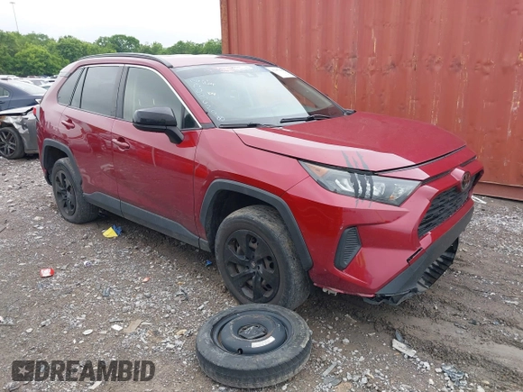 2019 Toyota RAV4 LE with VIN JTMH1RFV2KJ005625, listed as a IAAI auction lot 42187600 with 131,215 mi miles and . Bid and sale history available at DreamBid. Image 1.