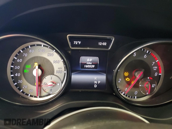 2015 Mercedes-Benz CLA 250 with VIN WDDSJ4GB8FN194072, listed as a Copart auction lot 56316705 with 160,539 mi miles and Clean Title. Bid and sale history available at DreamBid. Image 9.