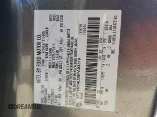 2008 Ford Ranger XL with VIN 1FTYR14U38PA93319, listed as a Copart auction lot 80343634 with 57,364 mi miles and Salvage Title. Bid and sale history available at DreamBid. Image 12.