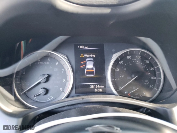 2019 Infiniti Q50 3.0t LUXE with VIN JN1EV7AR3KM550353, listed as a Copart auction lot 49812154 with NaN miles and Salvage Title. Bid and sale history available at carsss.com. Image 9.