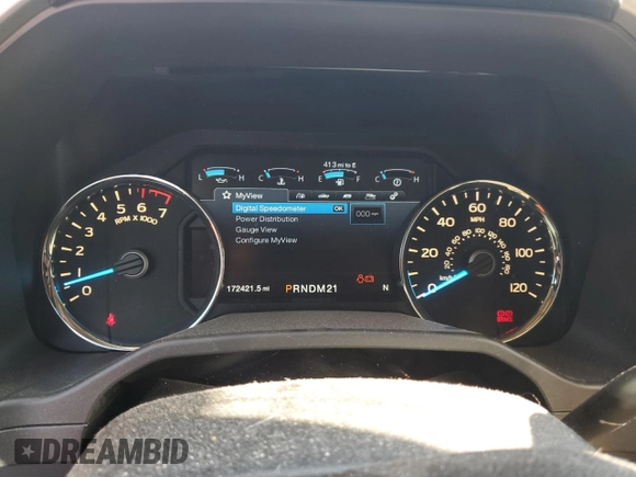 2015 Ford F-150 XLT with VIN 1FTEW1EG0FKD21372, listed as a Copart auction lot 61355525 with 172,421 mi miles and Salvage title. Bid and sale history available at DreamBid. Image 9.