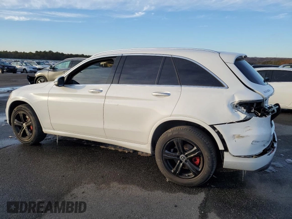 2020 Mercedes-Benz GLC with VIN WDC0G8EB2LF726006, listed as a Copart auction lot 89279685 with 80,857 mi miles and Non Repairable. Bid and sale history available at carsss.com. Image 2.