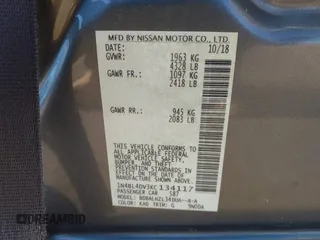 2019 Nissan Altima SV z VIN 1N4BL4DV3KC134117, wystawiony jako IAAI lot #41442828 z przebiegiem Nie podano mil oraz . Historia ofert i sprzedaży dostępna na DreamBid. Obrazek 9.