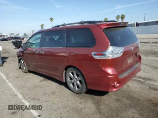 2017 Toyota Sienna SE with VIN 5TDXZ3DC3HS880002, listed as a Copart auction lot 53904715 with 159,132 mi miles and Salvage title. Bid and sale history available at DreamBid. Image 2.