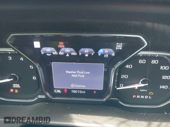 2019 GMC Sierra 1500 Denali z VIN 1GTU9FEL8KZ180128, wystawiony jako IAAI lot #42028488 z przebiegiem 78 015 mil mil oraz . Historia ofert i sprzedaży dostępna na DreamBid. Obrazek 7.