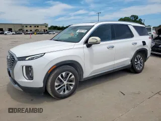 2021 Hyundai Palisade SEL with VIN KM8R2DHE1MU276349, listed as a Copart auction lot 58044115 with 74,697 mi miles and Salvage title. Bid and sale history available at DreamBid. Image 1.