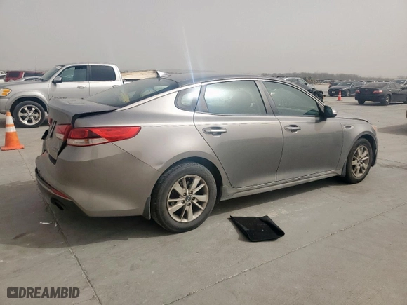2016 Kia Optima LX with VIN 5XXGT4L35GG100705, listed as a Copart auction lot 49026025 with 181,248 mi miles and Salvage Title. Bid and sale history available at carsss.com. Image 3.