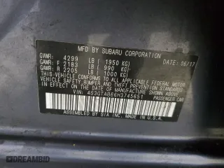 2017 Subaru Impreza Premium with VIN 4S3GTAB66H3745651, listed as a Copart auction lot 48931305 with 123,186 mi miles and Salvage Title. Bid and sale history available at carsss.com. Image 13.